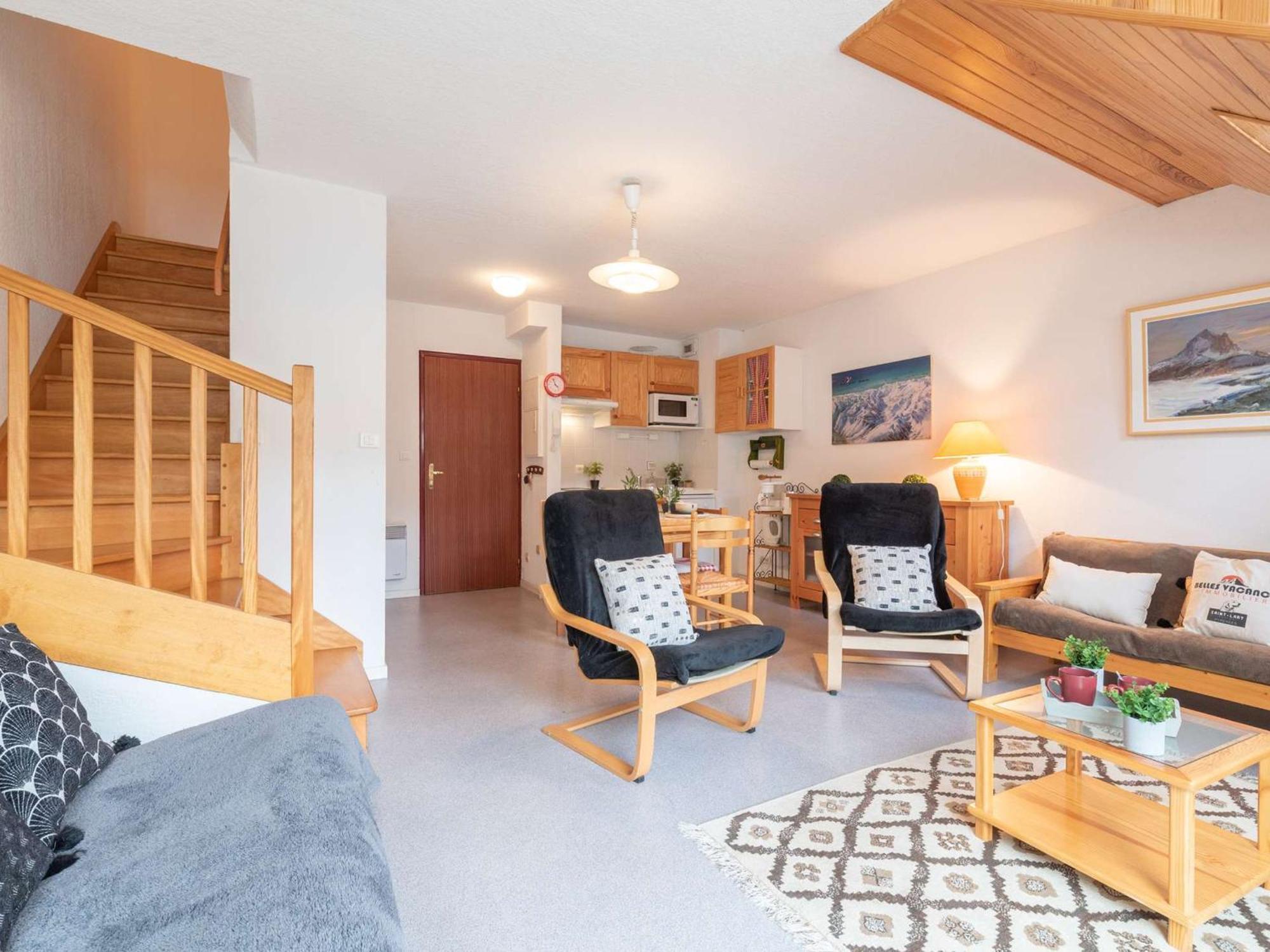 Duplex Confortable Avec 2 Chambres, Balcon Et Parking A Saint Lary Village, Proche Des Thermes Et Telecabine - Fr-1-296-336 Saint-Lary-Soulan Exterior foto